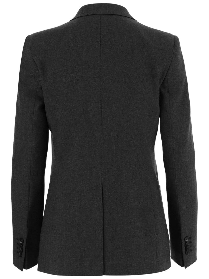 Tagliatore Tailored Stretch Wool Jacket With Pointed Lapels And Buttoned Cuffs