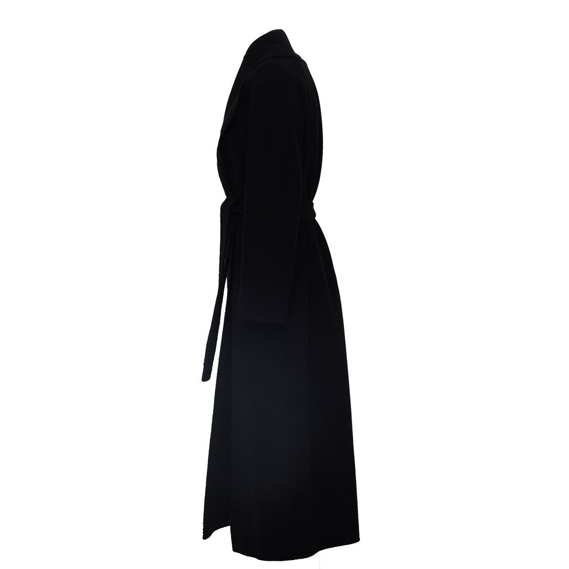 Max Mara Poldo Double Drap Pure Wool Shawl Collar Long Coat