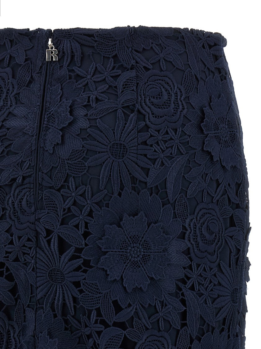 Rotate Birger Christensen '3D Lace' Skirt