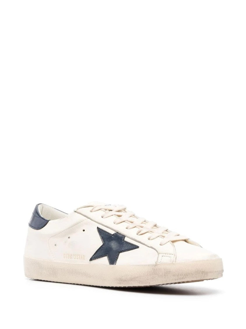 Golden Goose Low-Top Casual Sneakers With Distressed Finish