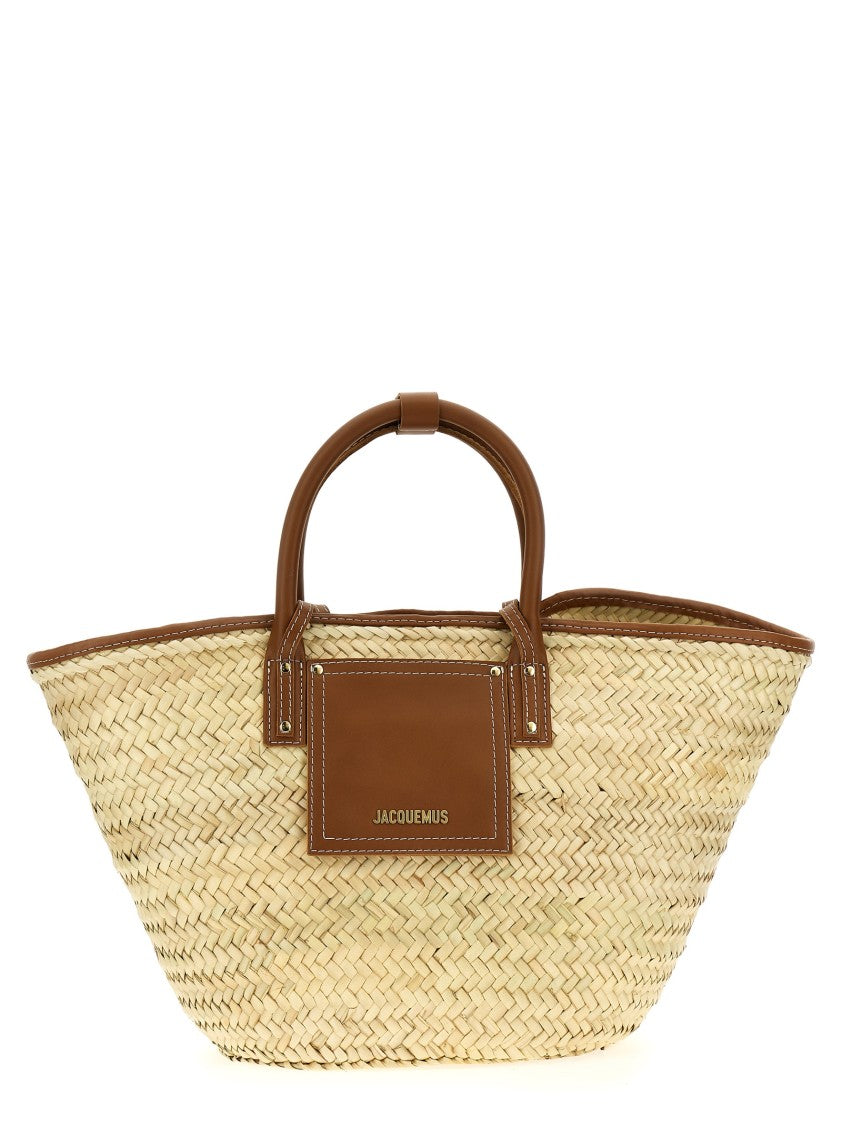Jacquemus 'Le Panier Soli' Straw Shopping Bag