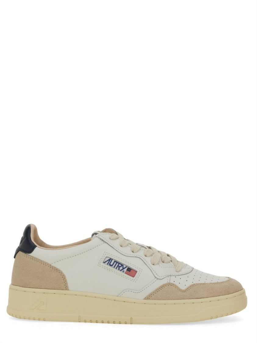 Autry Medalist Low-Top Leather Suede Sneakers