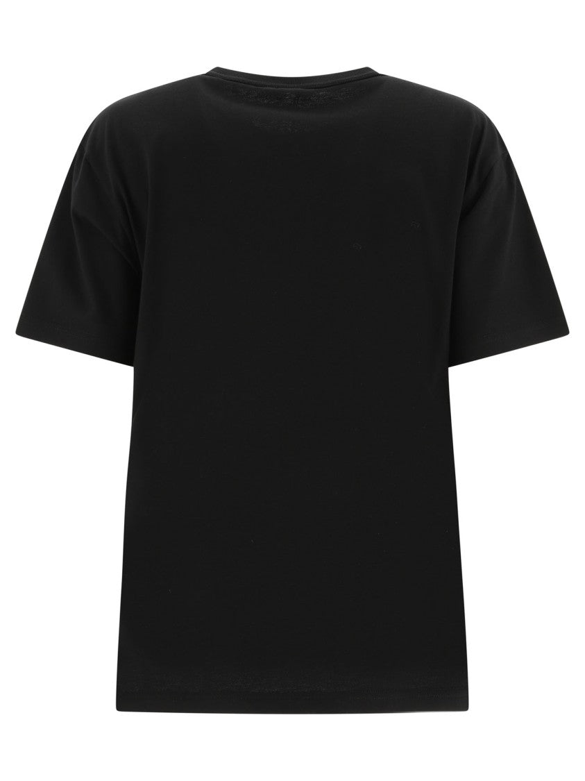 Alexander Wang Essential Jsy Ss Tee W/ Puff Logo & Bound Neck