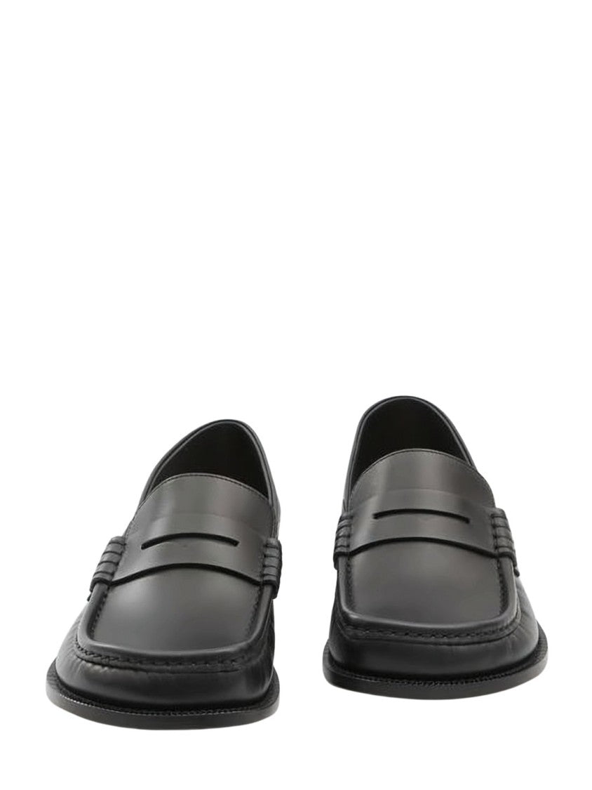 Loewe Sleek Calf Leather Loafers