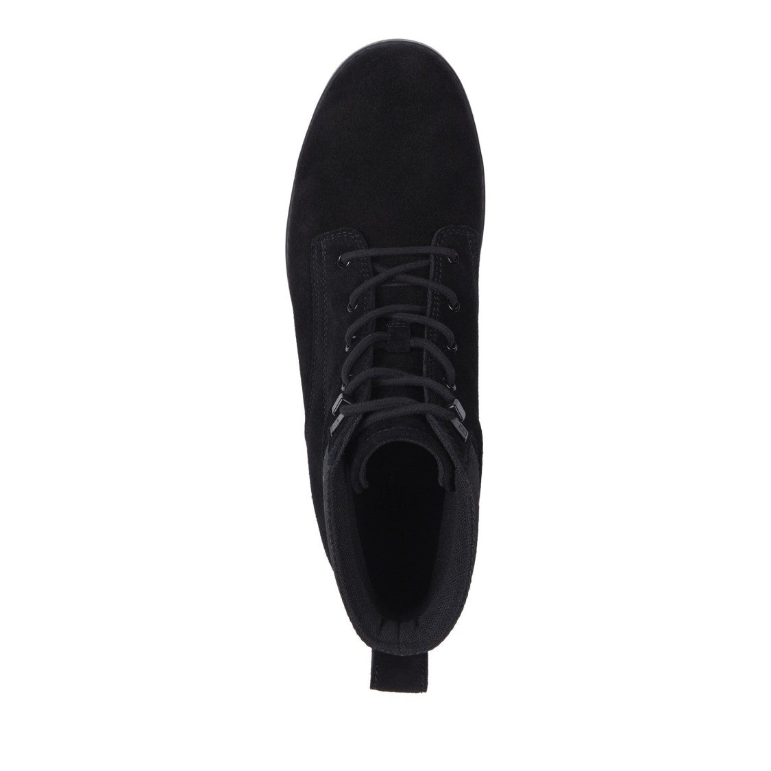 Tommy Hilfiger Black Treaded Sole Suede Leather Boots