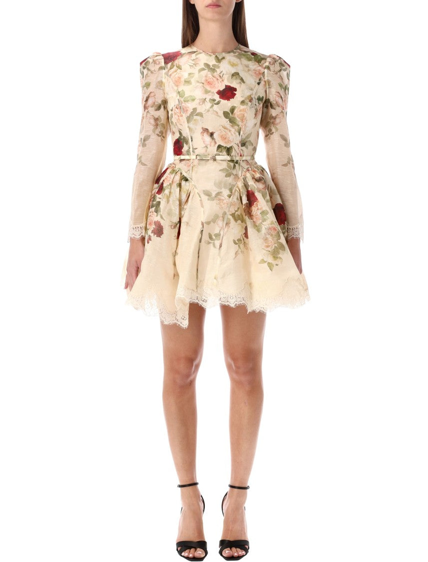 Zimmermann Mini Dress Flower Hypnotic