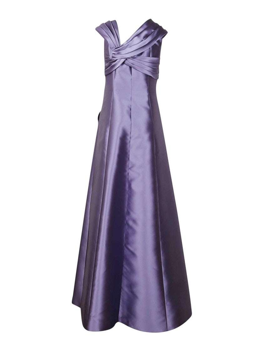 Alberta Ferretti Purple Long Dress