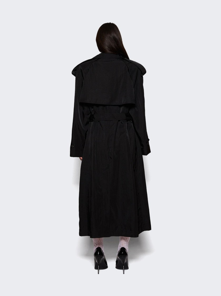 Wardrobe.Nyc Technical Trench Coat Black