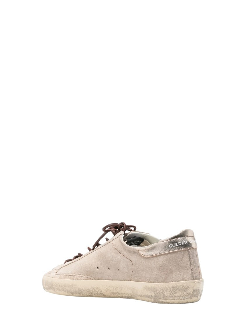 Golden Goose Low-Top Sneakers With Suede Upper And Laminated Star Detail