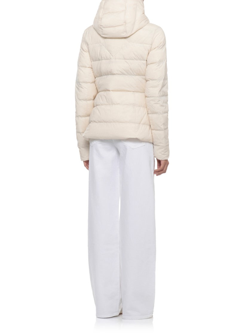 Canada Goose Ivory Clair Quilted Down Jacket