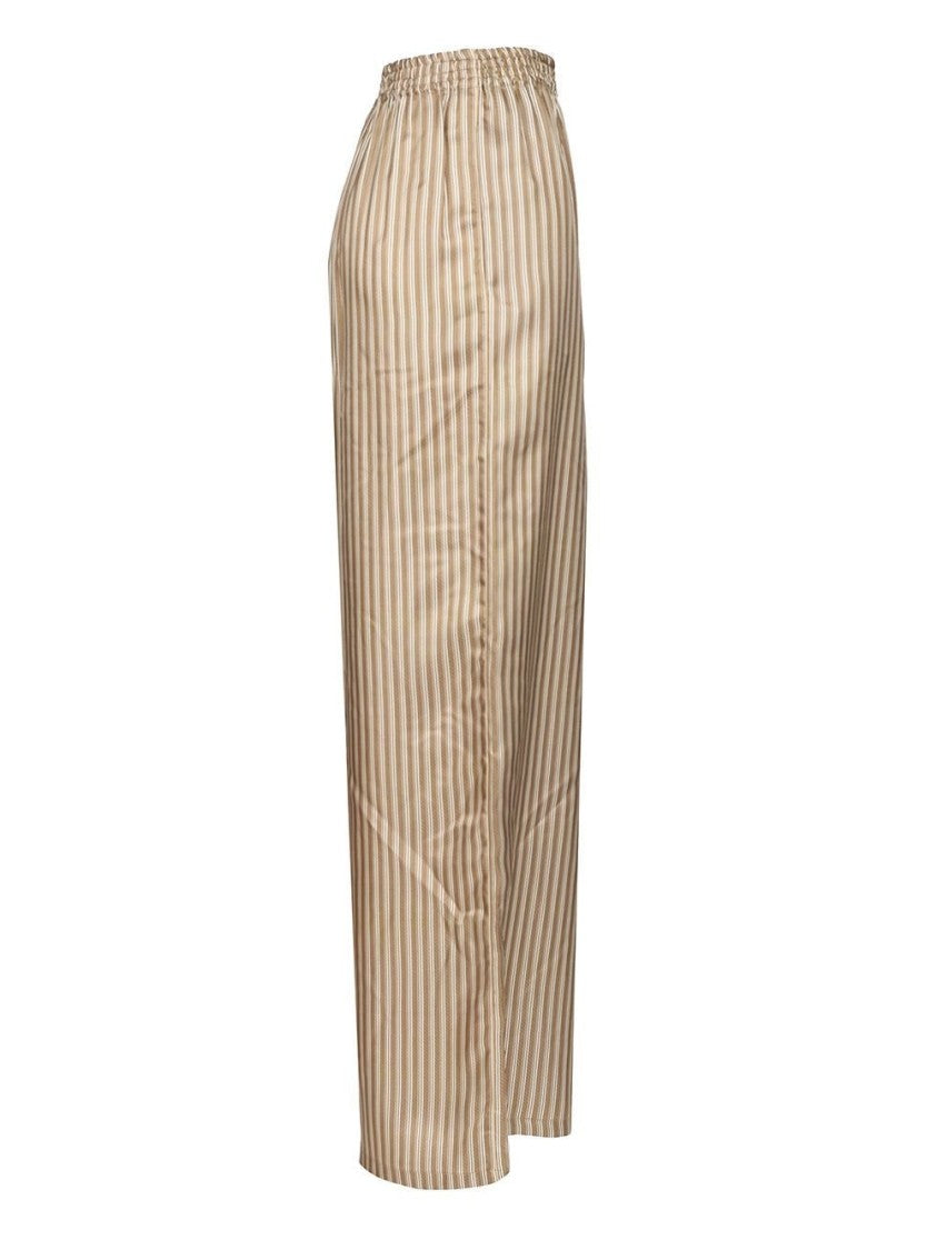 Max Mara Wide-Leg Silk Pants
