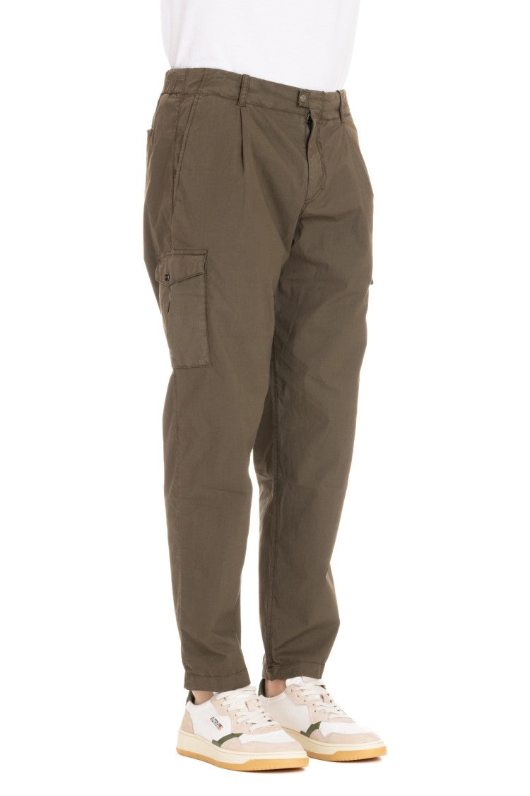 Herno Cotton Poplin Cargo Trousers