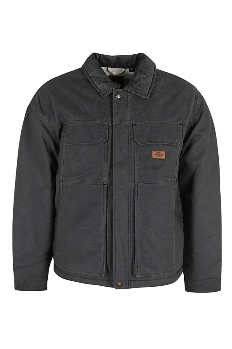 Dickies Lucas Waxed Pocket Front Jacket With Corduroy Collar