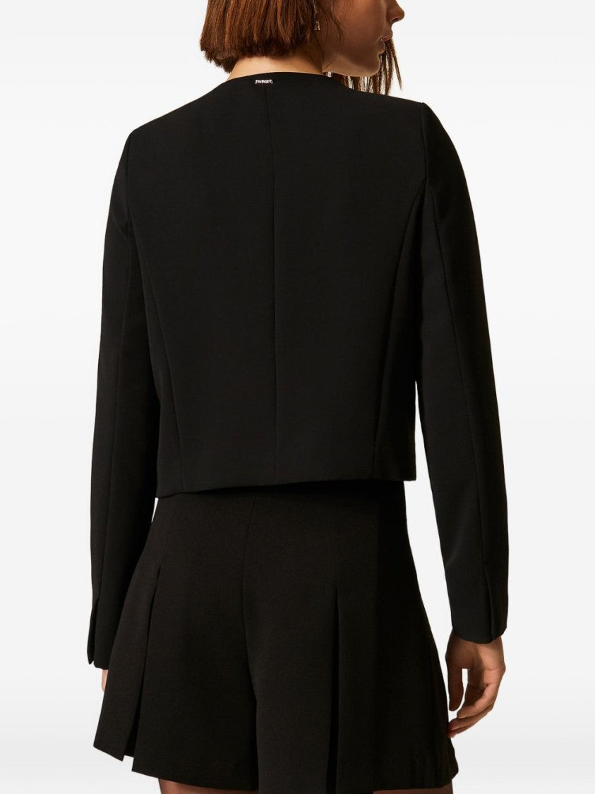 Twin-Set High-Waisted Tailored Shorts