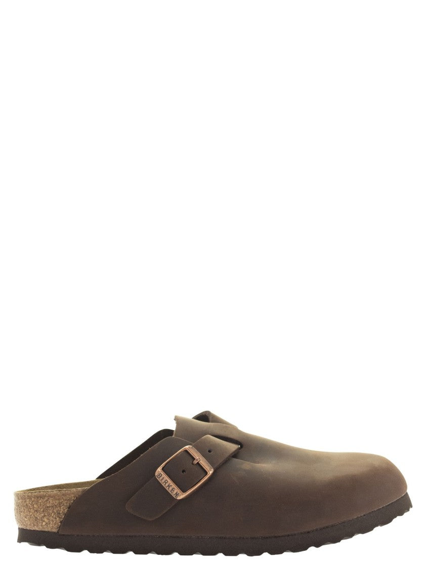 Birkenstock Boston - Oiled Leather Sabot