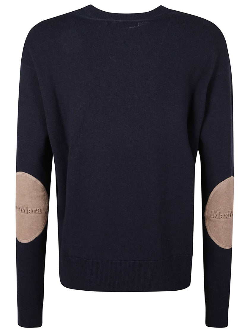 Max Mara Cropped Crew Neck Sweater