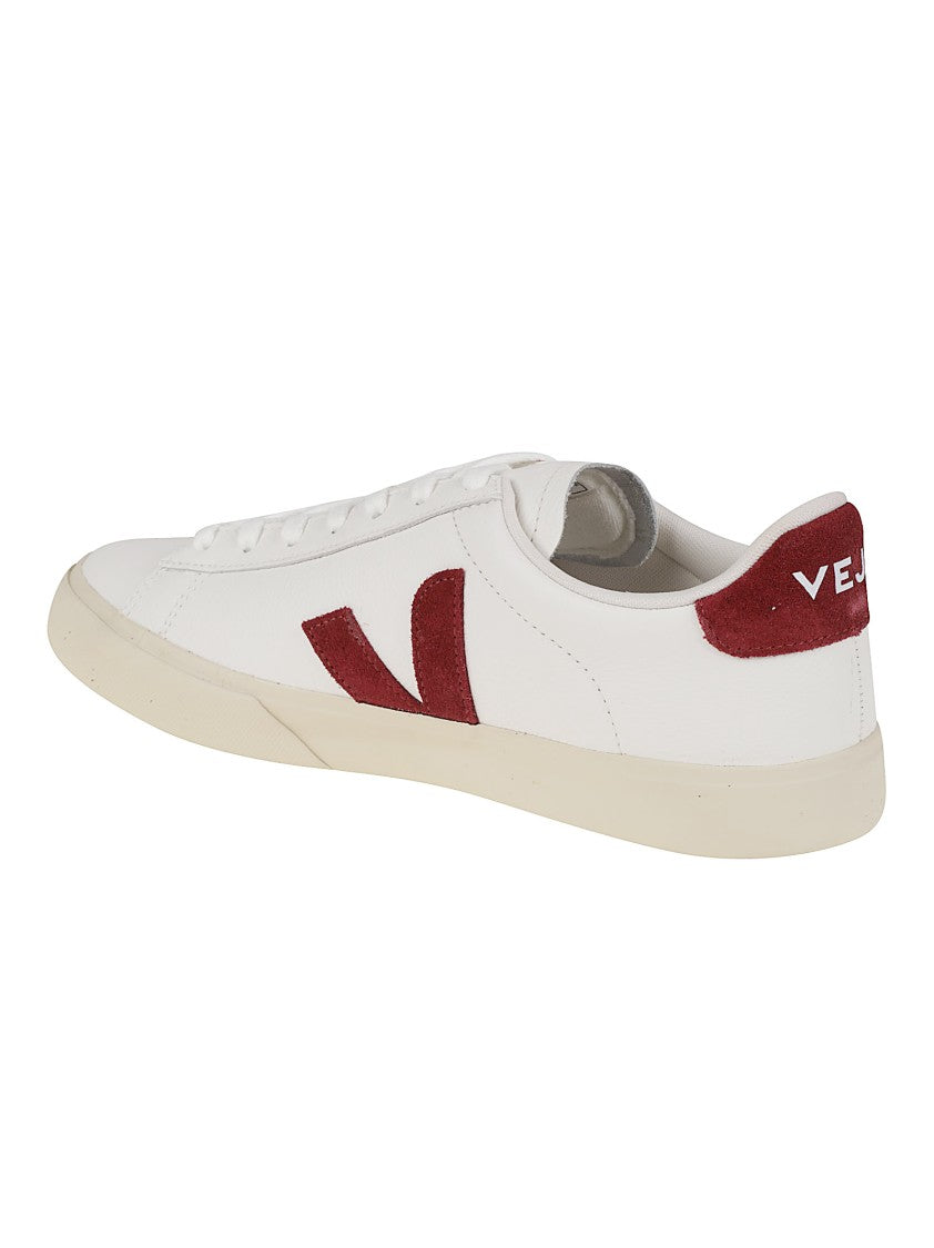 Veja Campo Low-Top Eco Leather Red Suede Sneakers