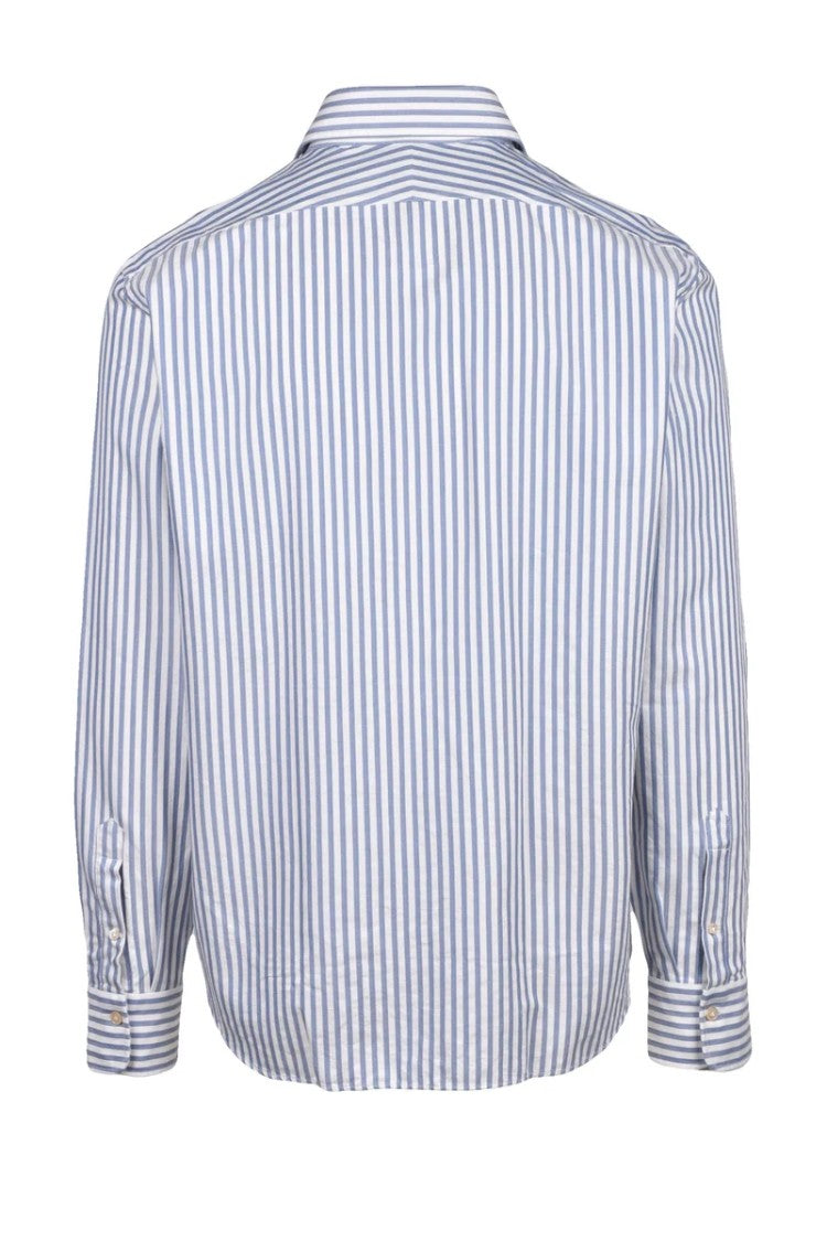 Alessandro Gherardi Classic Shirt - White/Sky Blue