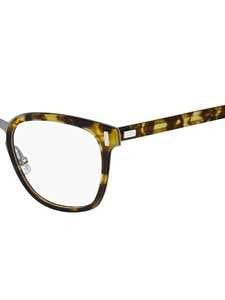 Dior Oversized Optical Frames With Brown And Tortoiseshell Patterns