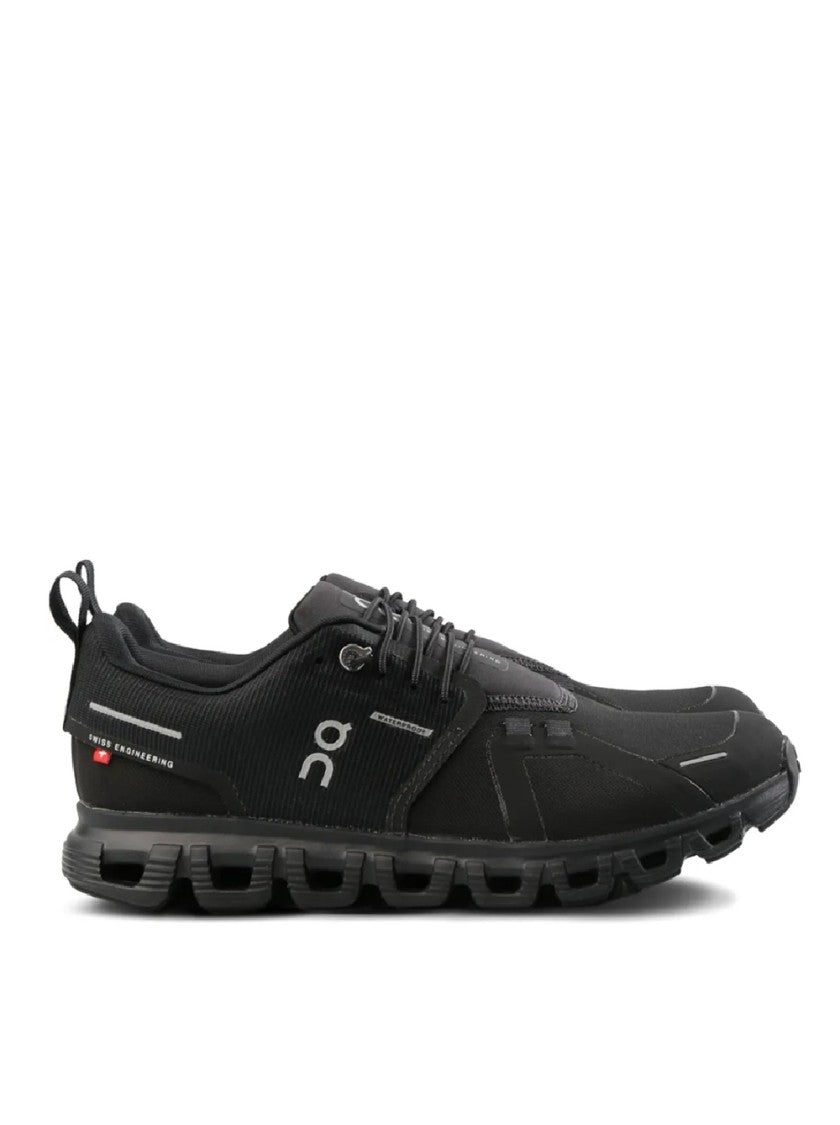 On Running Low-Profile Black Sneakers With Breathable Upper