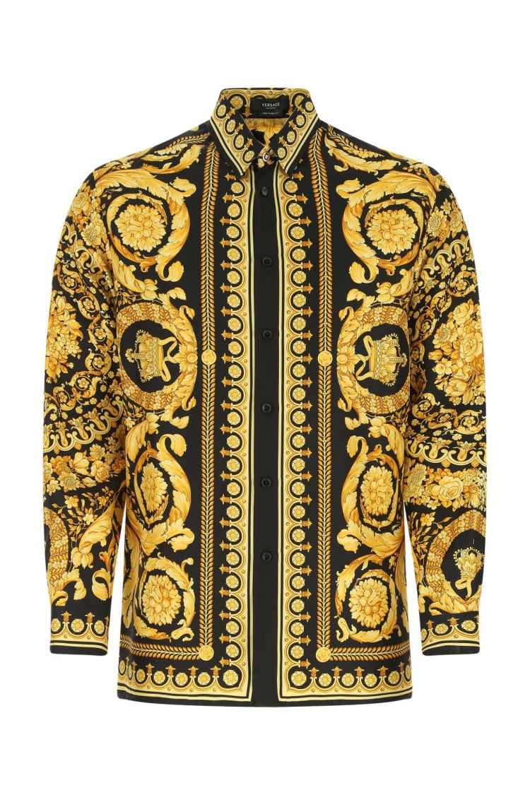 Versace Printed Silk Shirt