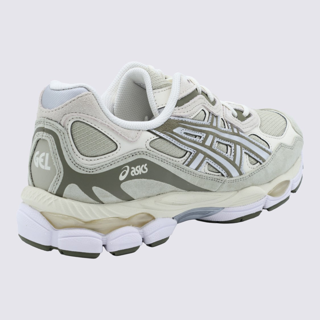 Asics Layered Design Sneakers With Striped Side Panels