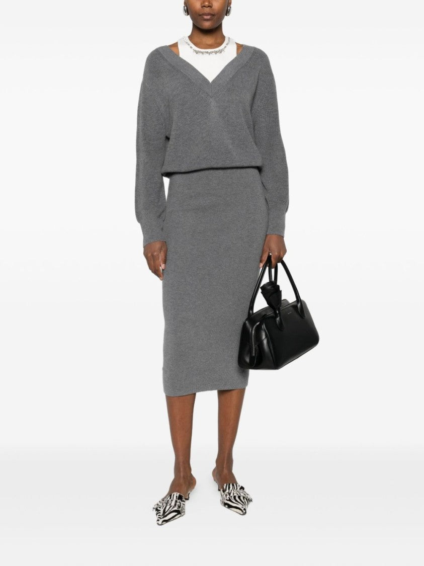 Liu Jo Relaxed Knit Midi Dress