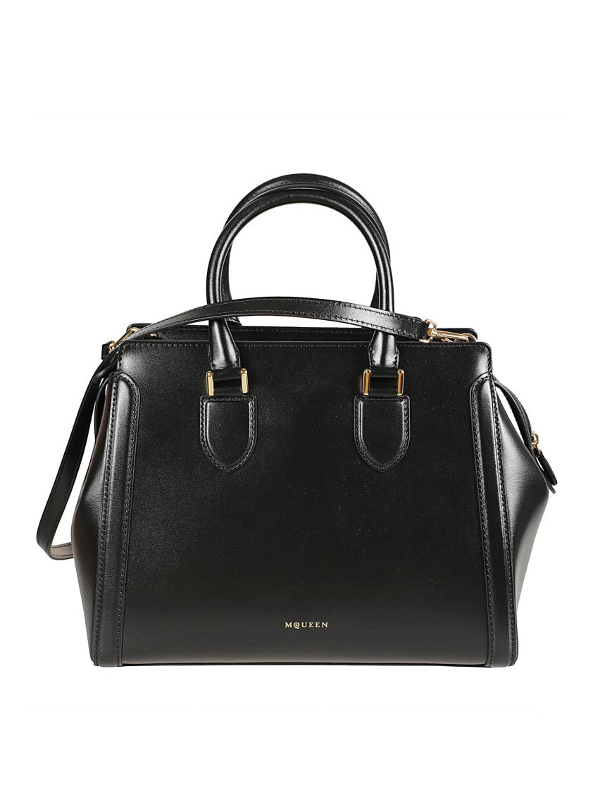 Alexander Mcqueen Large Calfskin Leather Birdee Bag