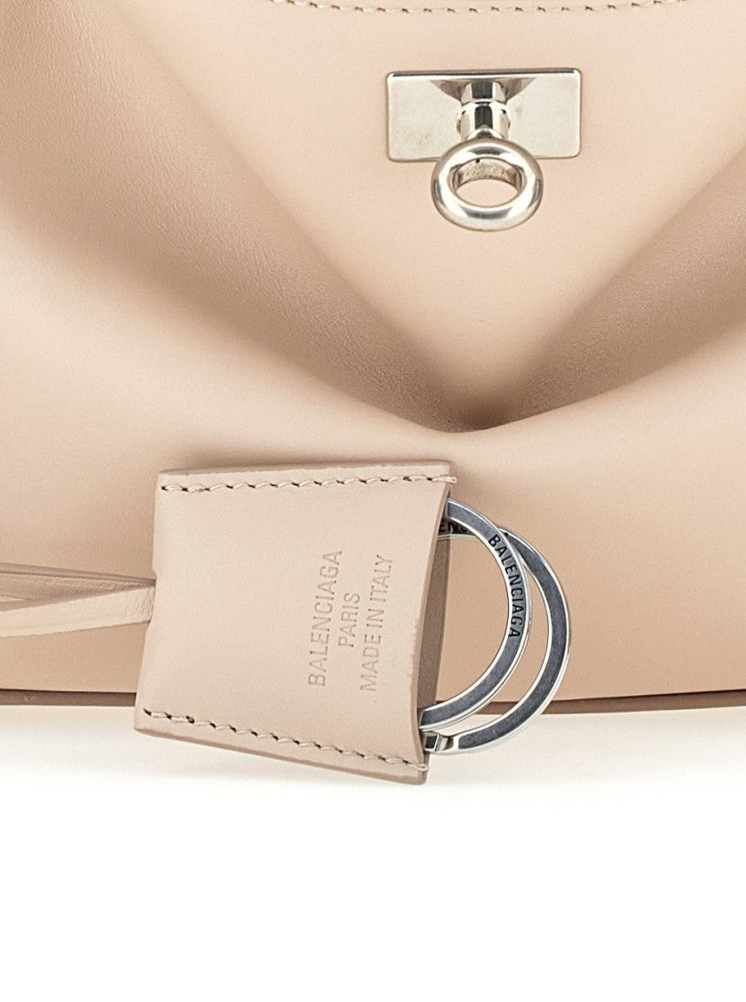 Balenciaga Structured Black Bag With Smooth Finish And Clean Lines