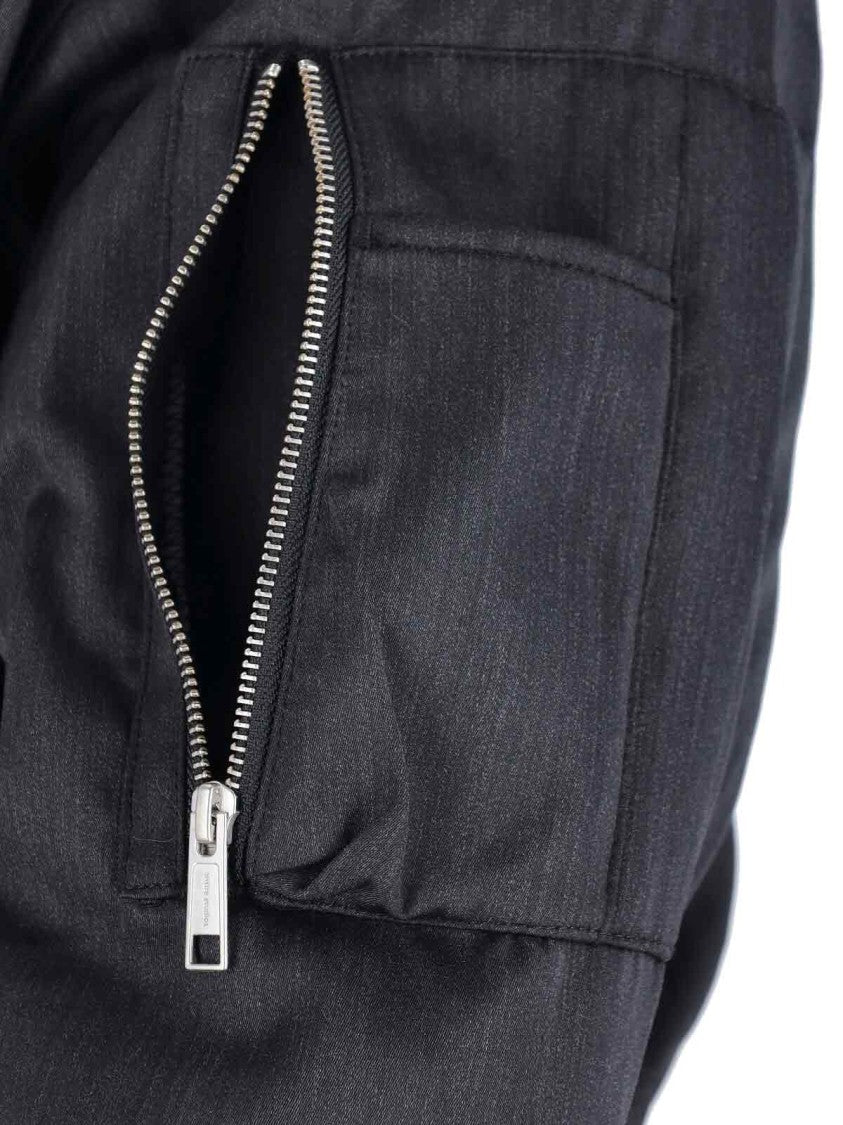 Entire Studios Bomber Jacket With Ribbed Collar