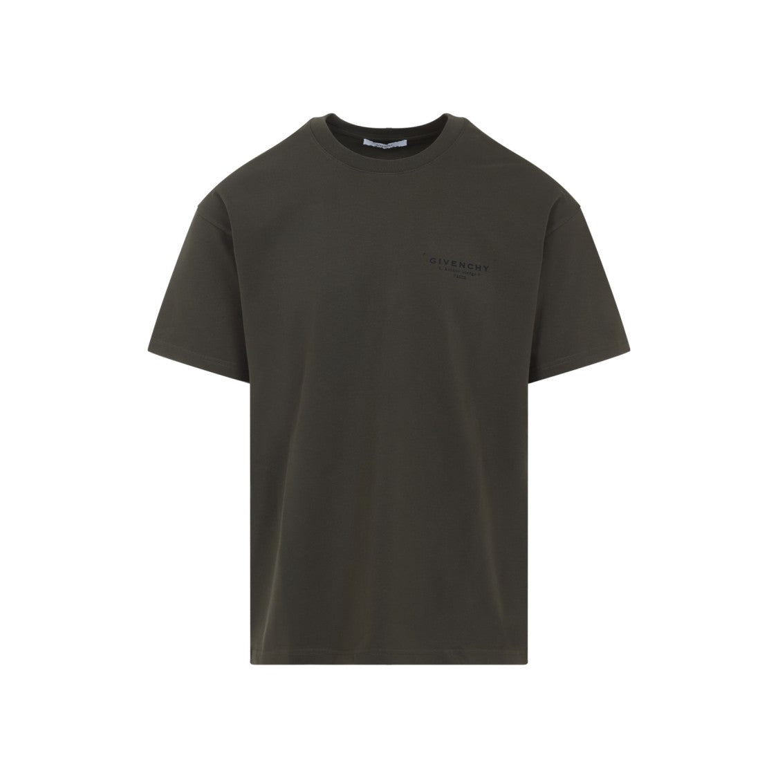 Givenchy Khaki Green Cotton T-Shirt