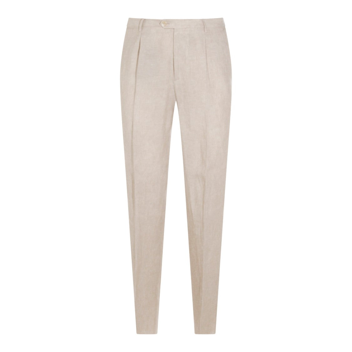 Etro Slim Tailored Trousers With High Waist And Pleated Front