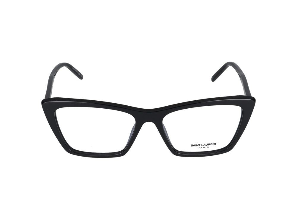Saint Laurent Eyeglasses Sl 737 Mica Thin Opt 001 Black Black Transpare 54/16/145