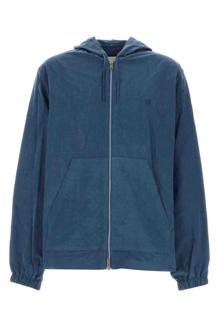 Givenchy Air Force Blue Cotton Jacket