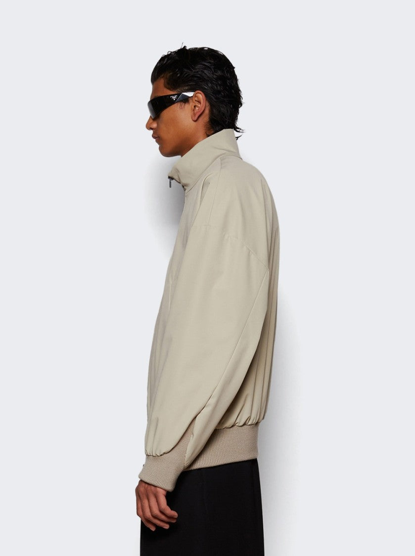Fear Of God High Neck Track Jacket - Cement
