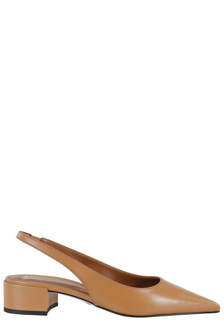 Giampaolo Viozzi Pointed Toe Slingback Shoes