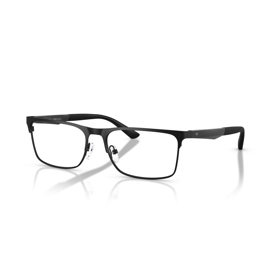 Emporio Armani 0Ea1183 Matte Black Rectangular Eyeglasses With Adjustable Nose Pads