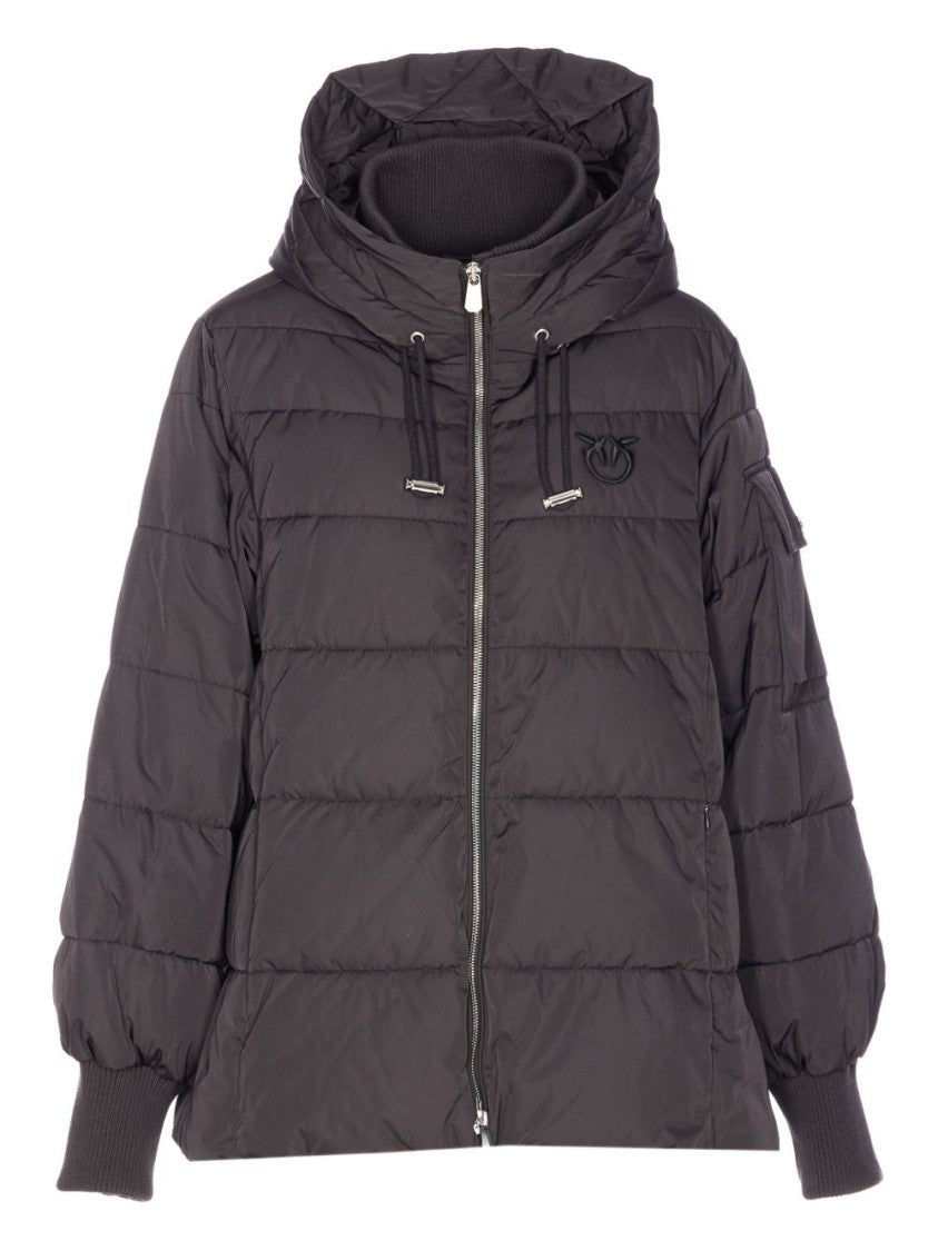Pinko Contemporary Padded Coat With Horizontal Quilting