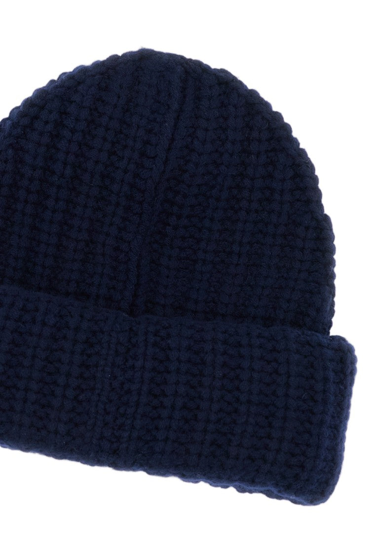 Lisa Yang Blue Cashmere Beatris Beanie