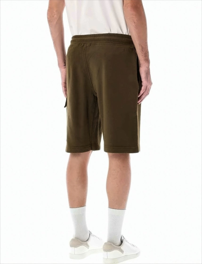 C.P. Company Relaxed Fit Cargo Shorts With Flap Pocket Detail