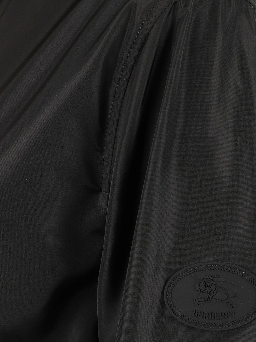 Burberry Nylon Parka With High Collar