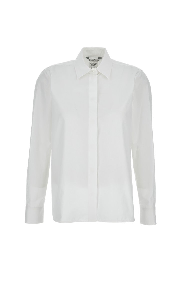 Max Mara Structured Cotton Poplin Shirt