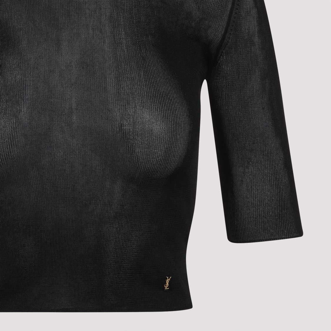 Saint Laurent Black Long Sleeves T-Shirt