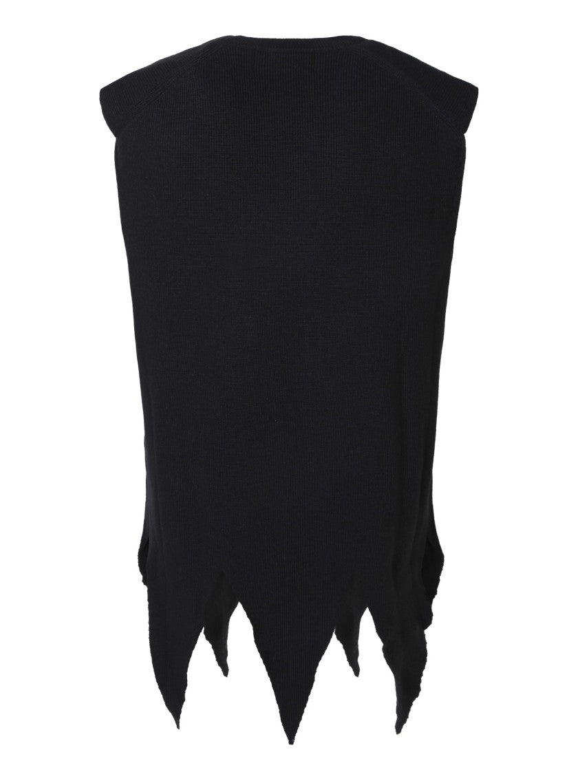 Comme Des Garçons Sleeveless Asymmetric Waistcoat
