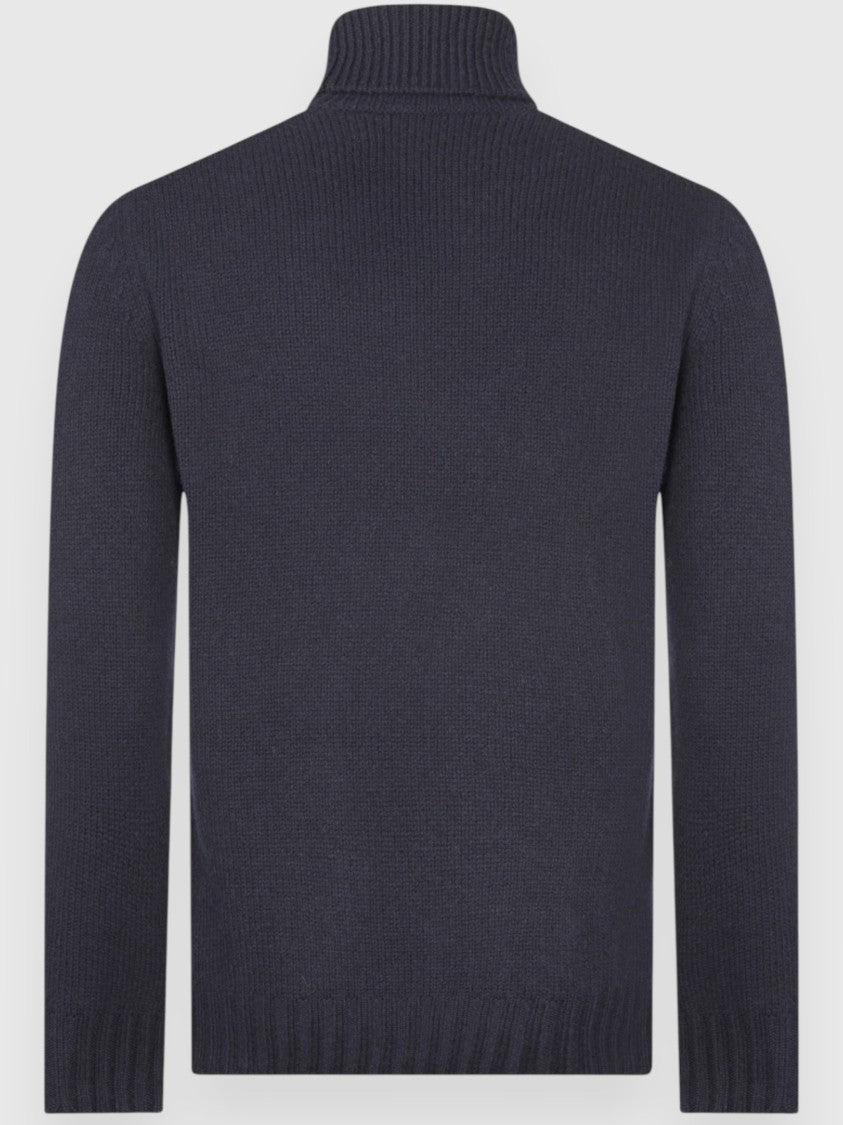 Gran Sasso Three-Ply Super Geelong Wool Turtleneck Sweater