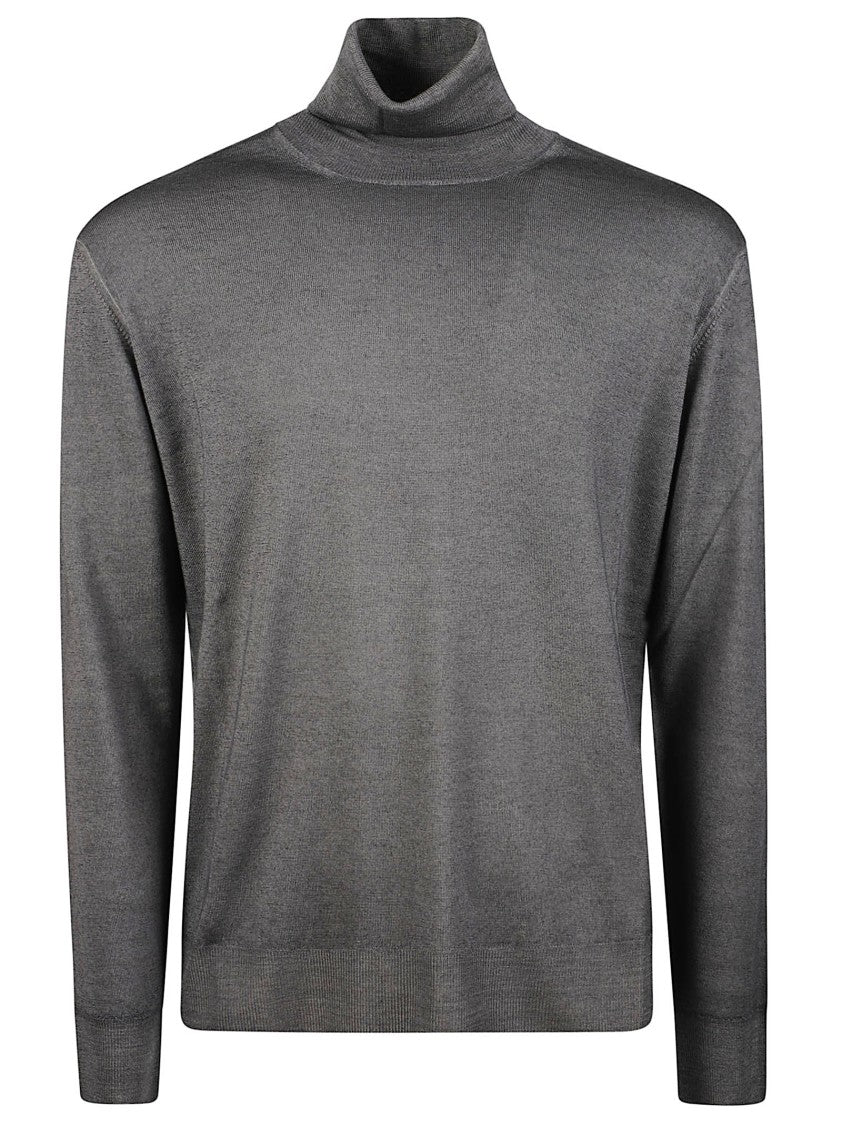 Altea Regular-Fit Ribbed Virgin Wool Turtleneck Sweater