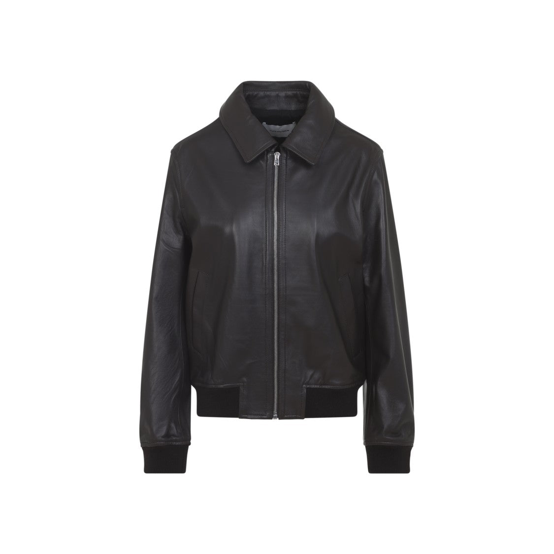 Yves Salomon Black Lamb Skin Jacket
