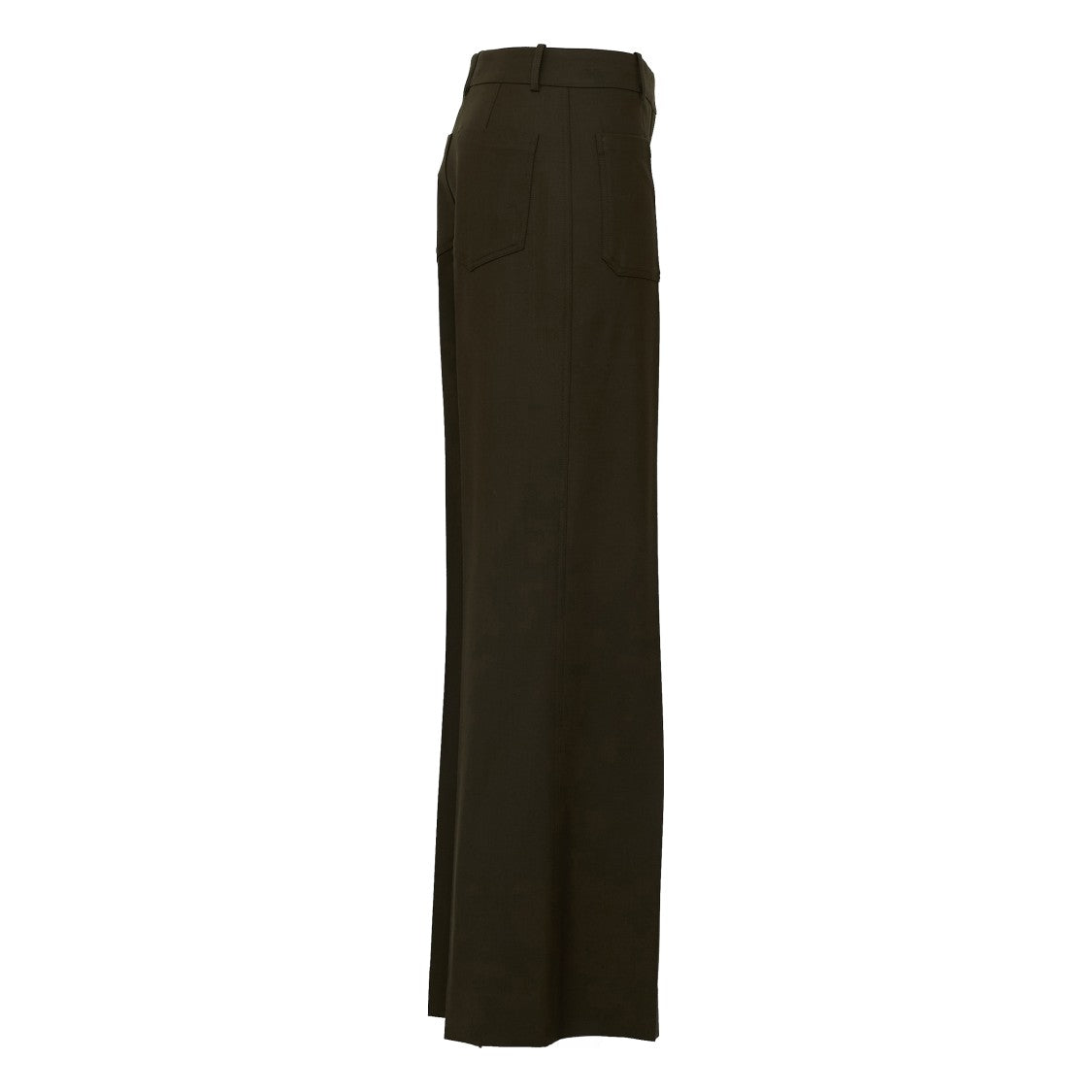 Victoria Beckham Alina Trouser High-Waisted Wide-Leg Pants