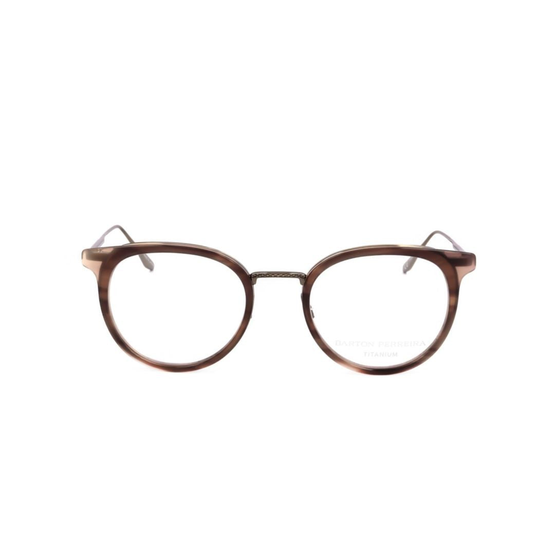 Barton Perreira Bp5201 491Sz Translucent Brown Acetate Cat-Eye Eyeglasses