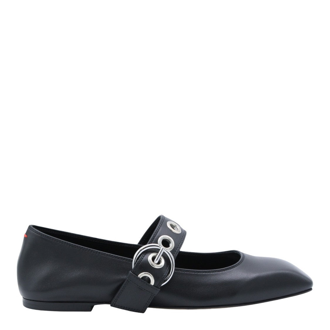 Aeydē Pointed Toe Flats With Wide Strap